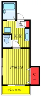 オヤージュカサイ【2階】の間取り