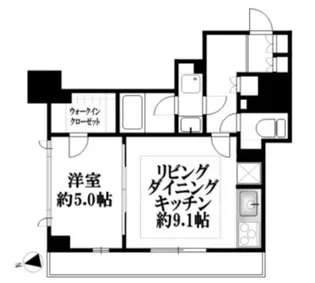 シティタワー横濱【3階】の間取り