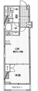 パシフィックコート中延【3階】の間取り