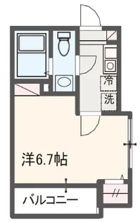 MELDIA稲城【3階】の間取り