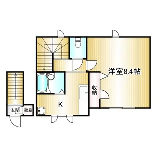 ヴィラドルチェ【2階】の間取り
