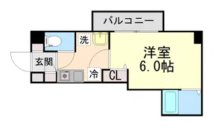 ラムール六甲山ノ手【3階】の間取り