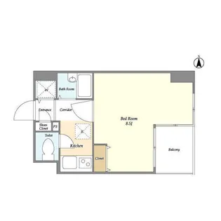 ガーラプレイス錦糸町【7階】の間取り