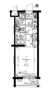 コンシェリア品川ザレジデンス【1階】の間取り