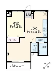 セレスト新浦安【2階】の間取り