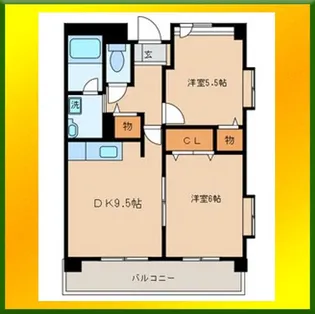 ボワ・シャテーヌ【3階】の間取り