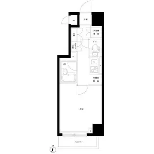 ルーブル明大前(ルーブルメイダイマエ)【1階】の間取り