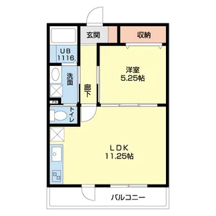 カメリア【1階】の間取り