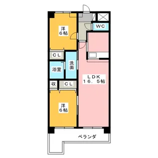 LAZOS【4階】の間取り