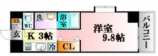 フェリーチェグランデ舟入中町【4階】の間取り