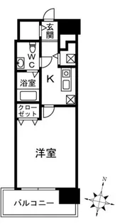 恵ビル【6階】の間取り
