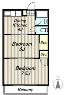 佐伯マンション【3階】の間取り