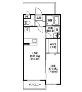 Isson槇【3階】の間取り