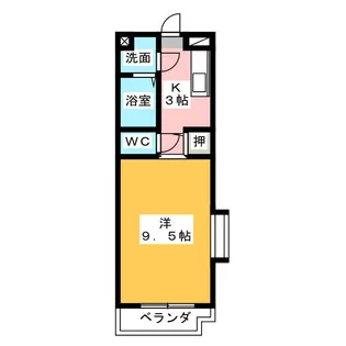 幸マンション【1階】の間取り