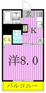 フォレストハイツ【1階】の間取り