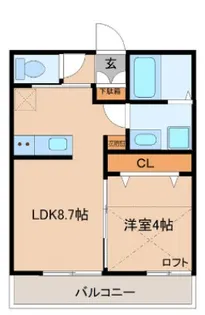 パーチェ成田【2階】の間取り