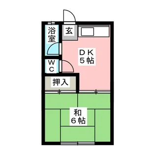 すみれ荘【2階】の間取り