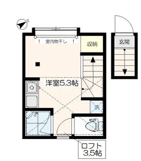 アーバンプレイス原宿【2階】の間取り