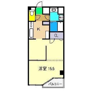 EXT A棟【3階】の間取り