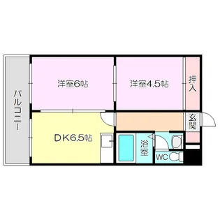 ミフネセントラルベア東三国【12階】の間取り