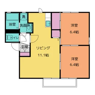 セスカ C【2階】の間取り