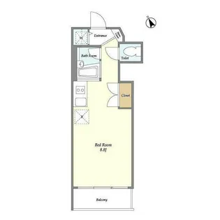 プレミアステージ大崎【3階】の間取り