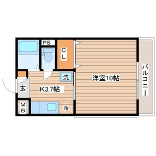 サウスコートアイハラ【2階】の間取り