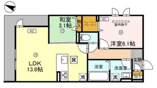 Maison de richesse(メゾンドリシェス)【1階】の間取り