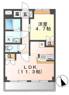 グレイスヴィラ S.T.【3階】の間取り