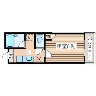 nitto21壱番館【3階】の間取り