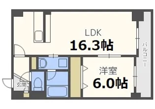 3D gross【3階】の間取り
