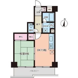 ドルミ中野弥生町【3階】の間取り