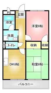 サンサープラスII【1階】の間取り