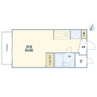 ドム梶ヶ谷【1階】の間取り