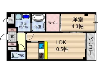 天原【3階】の間取り