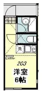 ユナイト反町ヴァレンティーノ【2階】の間取り