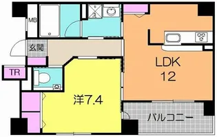 サウストロントカリメラ【5階】の間取り