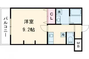 ジーイートワ【3階】の間取り