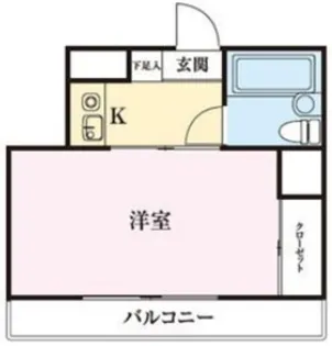 グリーンビレッジ【4階】の間取り