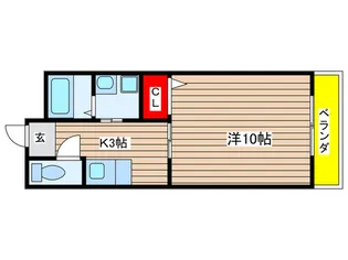 メルベ-ユ【3階】の間取り