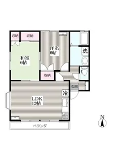 メゾン秋山II【2階】の間取り