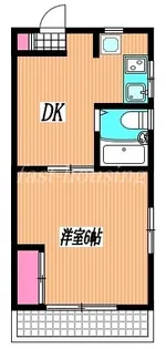 コーポ伊鞠【1階】の間取り