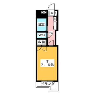 ラ・ネージュII【2階】の間取り