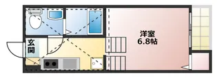 La Mer Bleu【1階】の間取り