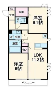 本郷の杜 ラウン【3階】の間取り