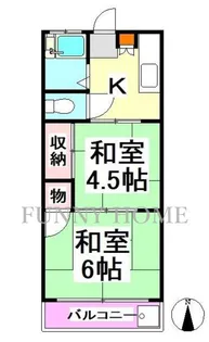 東湖ハイム【1階】の間取り