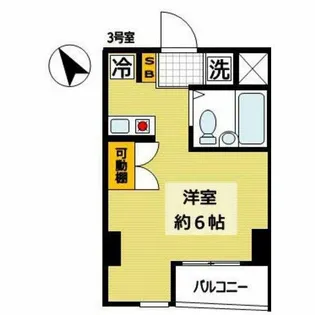 グランマーレ早稲田【3階】の間取り