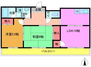 アメニティプラザ【5階】の間取り