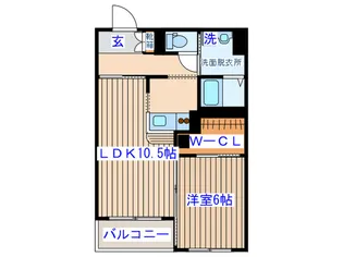 セレブリゾ-ト旭ヶ丘【2階】の間取り