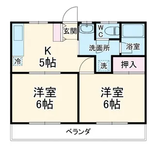 コーポイゲタ【1階】の間取り